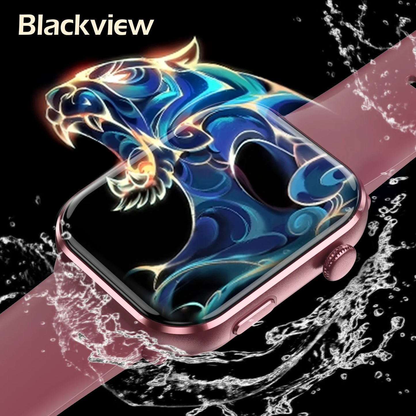 IOWODO 2025 New Bluetooth Smartwatch 1.96'' AMOLED HD Display Men Women Smart Watches Health Monitoring Sport Fitness Watch 